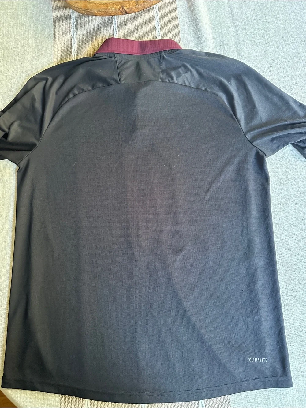 Adidas Mississippi State Bulldogs Climalite Polo Shirt Men’s Size L Black